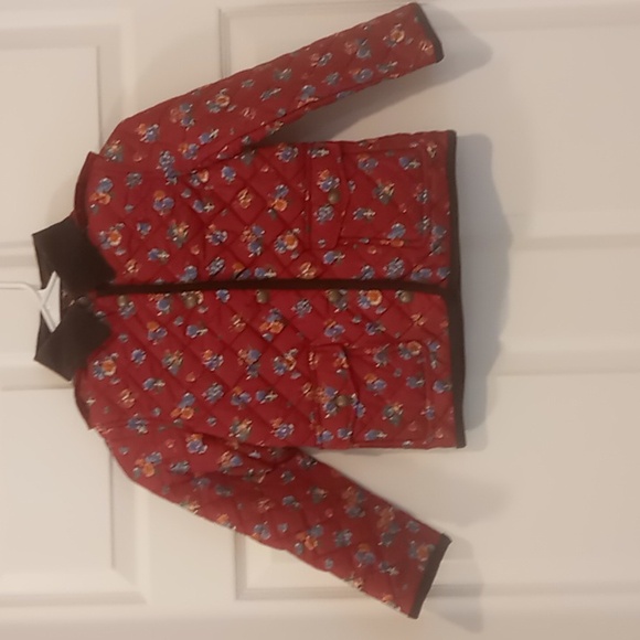 Polo Ralph Lauren Floral Water-Repellent Hooded Barn Jacket Size 6 NWT - Picture 4 of 4